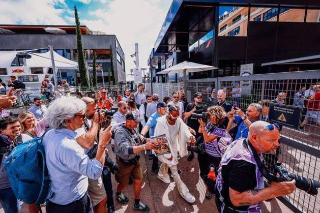 FORMULA 1 GRAND PRIX DE MONACO SPORTPIXPRESS MAXPPP - MONACO 25 05 2024 FORMULA 1 GRAND PRIX DE MONACO the arrival of hamilton (lewis) - (mercedes amg petronas) on the circuit MONACO CIRCUIT DE MONACO MONACO  Copyright: xMAXPPPxSPORTPIXPRESSx HD8117 HD8117