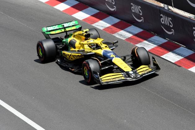 25 05 2024, xrarjax, Motorsport FIA Formula 1, Grand Prix of Monaco 2024 emspor, v l Lando Norris McLaren starting number 04 Monte Carlo