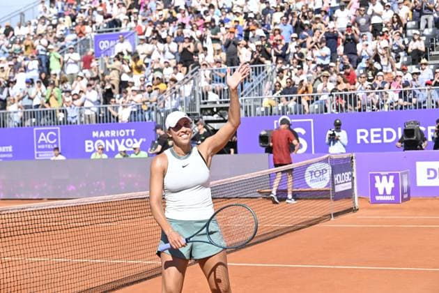 Tennis - Internationaux de Strasbourg Finale simple dames Madison Key - Usa TENNIS - Internationaux de Strasbourg - 25 05 2024 ChrysleneCaillaud Panoramic 
