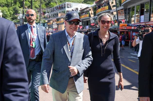 Prince of Monaco Albert II in the pit lane, Qualifying, Monaco Grand Prix, Motorsport, Men, Formula 1, 25 05 2024 Monte Carlo Monaco MCO Copyright: xkolbert-press ChristianxKolbertx