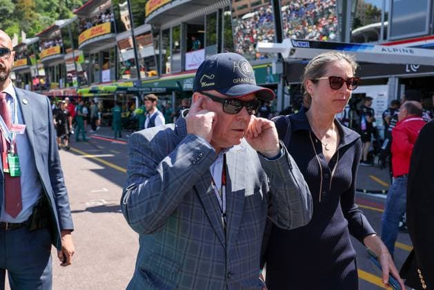 Prince of Monaco Albert II in the pit lane, Qualifying, Monaco Grand Prix, Motorsport, Men, Formula 1, 25 05 2024 Monte Carlo Monaco MCO Copyright: xkolbert-press ChristianxKolbertx