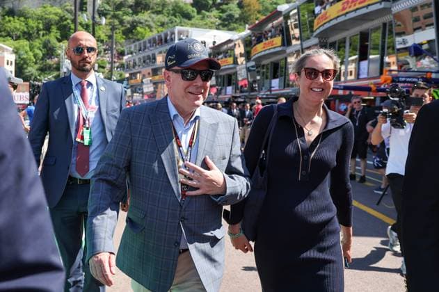 Prince of Monaco Albert II in the pit lane, Qualifying, Monaco Grand Prix, Motorsport, Men, Formula 1, 25 05 2024 Monte Carlo Monaco MCO Copyright: xkolbert-press ChristianxKolbertx