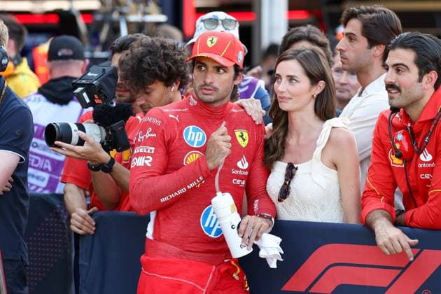 3rd starting position in the race, Carlos Sainz jr Scuderia Ferrari HP , Qualifying, Monaco Grand Prix, Motorsport, Men, Formula 1, 25 05 2024 Monte Carlo Monaco MCO Copyright: xkolbert-press ChristianxKolbertx