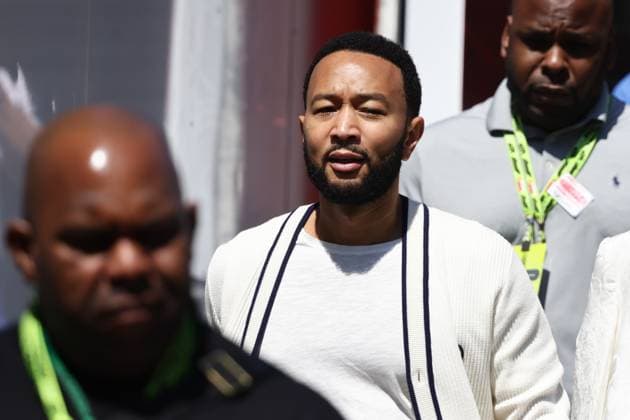 F1 Grand Prix Of Monaco 2024 Qualifying John Legend before qualifying ahead of the Formula 1 Grand Prix of Monaco at Circuit de Monaco in Monaco on May 25, 2024. Monaco Monaco  Copyright: xJakubxPorzyckix originalFilename:porzycki-f1grandp240525_npNrP.jpg