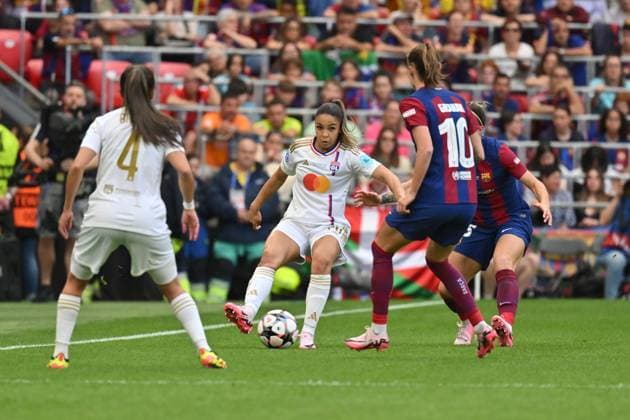 FC Barcelone vs Lyon PHOTOPQR LE PROGRES Frédéric CHAMBERT - Bilbao 25 05 2024 - FC Barcelone vs Lyon - Finale Women s Champions League - 25 05 2024 - Delphine Cascarino (lyon) Bilbao France  Copyright: xPHOTOPQR LExPROGRES MAXPPPxFrédéricxCHAMBERTx 20240525LPL8921 20240525LPL8921