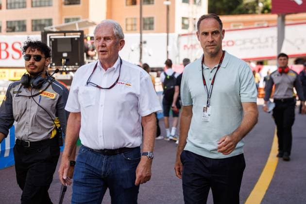 Olaf Mintzlaff and Dr Helmut Marko, Monaco Grand Prix, Motorsport, Formula 1, 2023 season, 25 05 2024 Monaco Grand Prix, Motorsport, Formula 1, 2023 season, 25 05 2024 Monte Carlo Copyright: xEibner-Pressefoto AlexanderxNeisx EP_ANS