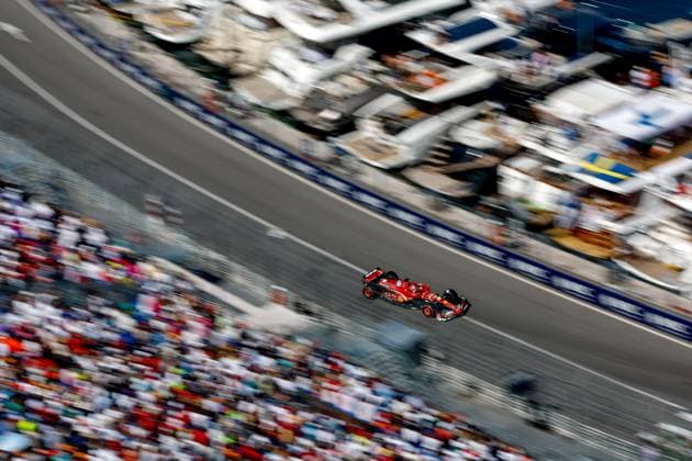 16 LECLERC Charles (mco), Scuderia Ferrari SF-24, action during the Formula 1 Grand Prix de Monaco 2024, 8th round of the 2024 Formula One World Championship, WM, Weltmeisterschaft from May 23 to 26, 2024 on the Circuit de Monaco, in Monaco - F1 - MONACO GRAND PRIX 2024 DPPI Panoramic  240525_R08_MONACO_DP_F12024GP08MCO_JK382659