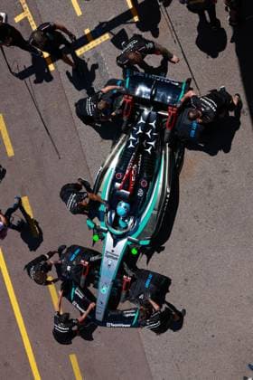 63 George Russell GBR, Mercedes AMG Petronas F1 Team , F1 Grand Prix of Monaco at Circuit de Monaco on May 25, 2024 in Monte Carlo, Monaco Photo by HOCH ZWEI Monte Carlo Monaco