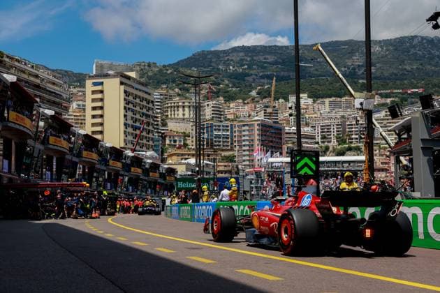 16 Charles Leclerc MCO, Scuderia Ferrari HP , F1 Grand Prix of Monaco at Circuit de Monaco on May 25, 2024 in Monte Carlo, Monaco Photo by HOCH ZWEI Monte Carlo Monaco