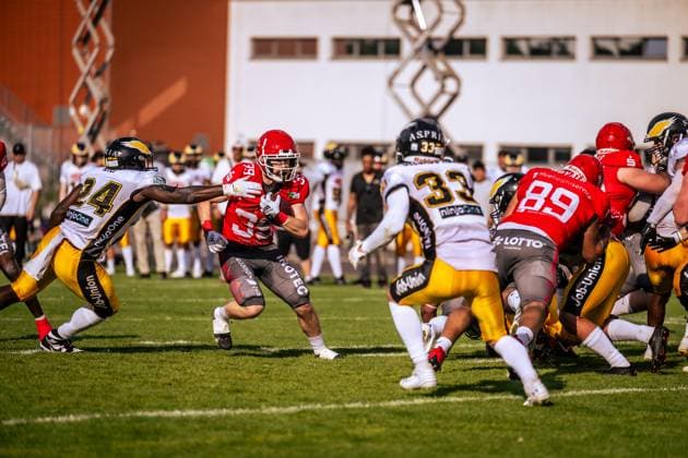 GFL German Football League Potsdam Royals Berlin Adler GFL German Football League Potsdam Royals Berlin Adler Copyright: xBEAUTIFULxSPORTS NicolxMarschallx