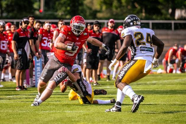 GFL German Football League Potsdam Royals Berlin Adler GFL German Football League Potsdam Royals Berlin Adler Copyright: xBEAUTIFULxSPORTS NicolxMarschallx