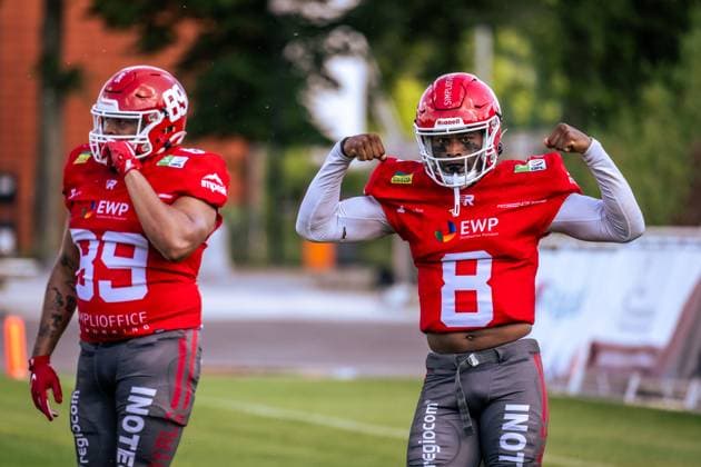 GFL German Football League Potsdam Royals Berlin Adler GFL German Football League Potsdam Royals Berlin Adler Copyright: xBEAUTIFULxSPORTS NicolxMarschallx