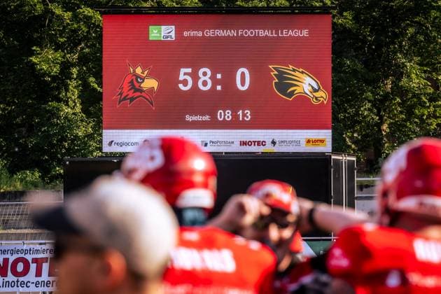 GFL German Football League Potsdam Royals Berlin Adler GFL German Football League Potsdam Royals Berlin Adler Copyright: xBEAUTIFULxSPORTS NicolxMarschallx