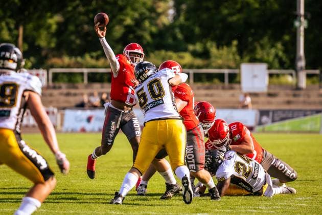 GFL German Football League Potsdam Royals Berlin Adler GFL German Football League Potsdam Royals Berlin Adler Copyright: xBEAUTIFULxSPORTS NicolxMarschallx