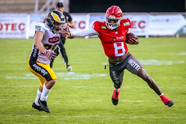 GFL German Football League Potsdam Royals Berlin Adler GFL German Football League Potsdam Royals Berlin Adler Copyright: xBEAUTIFULxSPORTS NicolxMarschallx