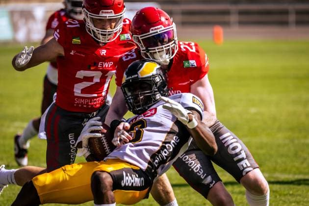 GFL German Football League Potsdam Royals Berlin Adler GFL German Football League Potsdam Royals Berlin Adler Copyright: xBEAUTIFULxSPORTS NicolxMarschallx