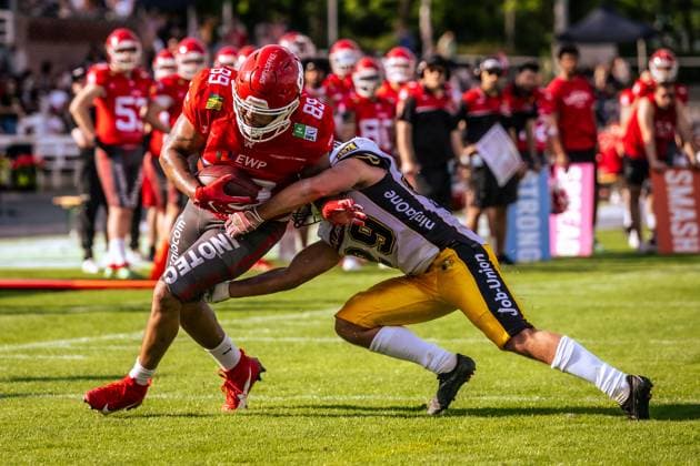 GFL German Football League Potsdam Royals Berlin Adler GFL German Football League Potsdam Royals Berlin Adler Copyright: xBEAUTIFULxSPORTS NicolxMarschallx