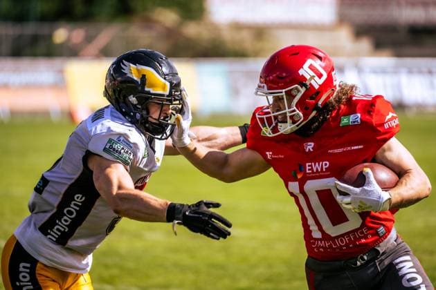 GFL German Football League Potsdam Royals Berlin Adler GFL German Football League Potsdam Royals Berlin Adler Copyright: xBEAUTIFULxSPORTS NicolxMarschallx
