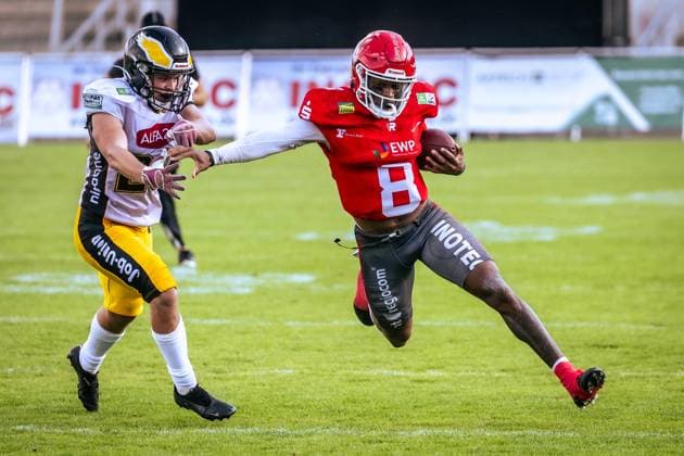 GFL German Football League Potsdam Royals Berlin Adler GFL German Football League Potsdam Royals Berlin Adler Copyright: xBEAUTIFULxSPORTS NicolxMarschallx