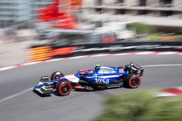 May 25, 2024, Monte-Carlo, Monaco: YUKI TSUNODA (JAP) of Visa RB CashApp F1 Team (VCARB) 22 racing on Qualifying Day of the Formula 1 2024 Monaco Grand Prix. Charles Leclerc qualified on Pole position while Max Verstappen dropped to 6th place. Monte-Carlo Monaco - ZUMAb177 20240525_aap_b177_064 Copyright: xTaidghxBarronx