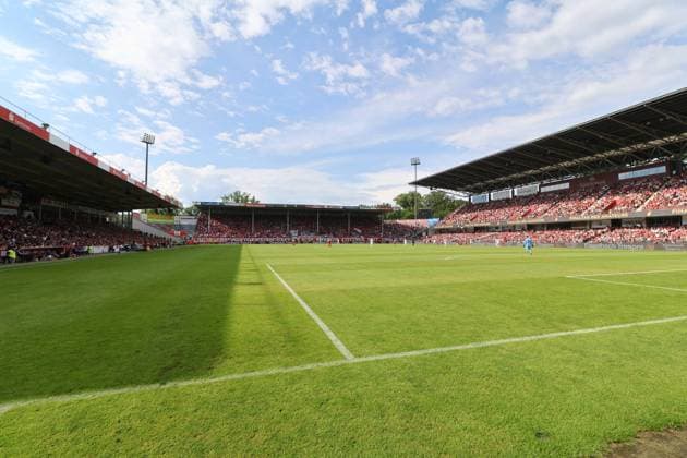 13,305 spectators in the LEAG Energie Stadium at the state cup final on the final day of the amateur football final state cup Brandenburg 2023 2024 FC Energie Cottbus SV Babelsberg 03