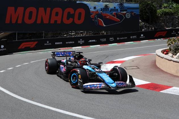 F1 Gran Prix of Monaco Esteban Ocon of Alpine F1 on track during final practice for the F1 Grand Prix of Monaco at Circuit de Monaco on May 25, 2024 in Monte-Carlo, Monaco. Monaco Monte-Carlo Monaco Copyright: xMarcoxCanonierox