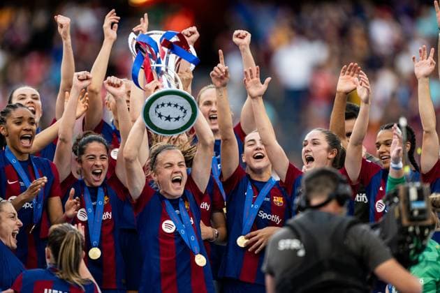Football, Women, CL, Final, Winner FC Barcelona