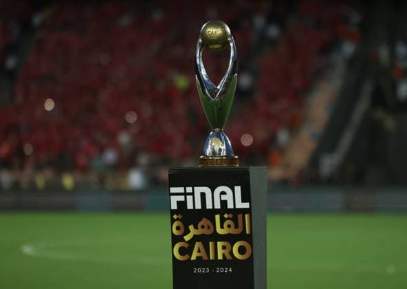 CAIRO, EGYPT - MAY 25: Trophy presentation during the CAF Champions League Final Second Leg match between Al Ahly and Esperance Sportive Tunis at Cairo International Stadium on May 25, 2024 in Cairo, Al Ahly v Esperance Sportive Tunis: Final Second Leg - CAF Champions League Copyright: xPhotoxbyxM.Bayoumy SFSIx