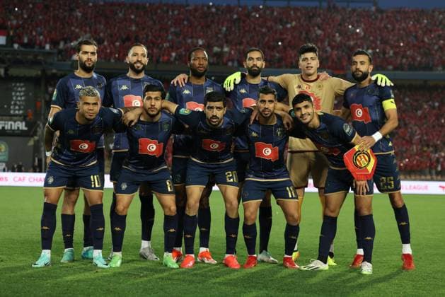 CAIRO, EGYPT - MAY 25: ES Tunis team photo during the CAF Champions League Final Second Leg match between Al Ahly and Esperance Sportive Tunis at Cairo International Stadium on May 25, 2024 in Cairo, Al Ahly v Esperance Sportive Tunis: Final Second Leg - CAF Champions League Copyright: xPhotoxbyxM.Bayoumy SFSIx