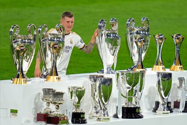 Sport Bilder des Tages Toni Kroos of Real Madrid FC Barcelona, Barca v Olympique Lyonnais. UEFA Women s Champions League, Final match. Football, San Mames Stadium, Bilbao, Spain - 25 May 2024 Editorial use only  Copyright: xBaguxBlanco Shutterstockx 14507903co