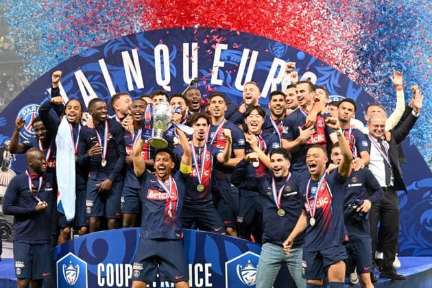 Football, Paris St Germain wins the Coupe de France