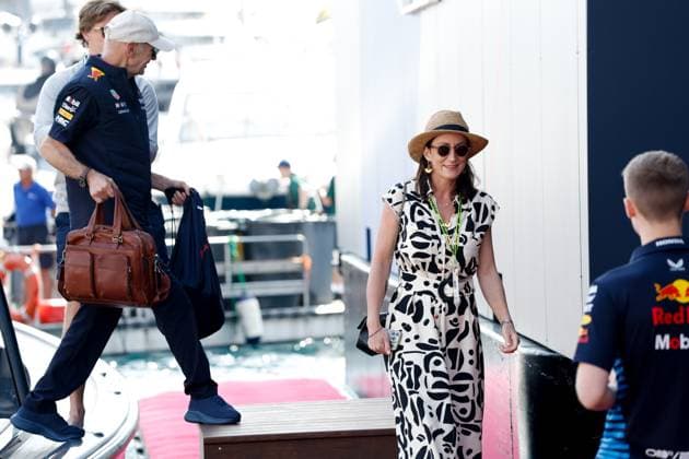 Adrian Newey GBR, Oracle Red Bull Racing and his wife Amanda Smerczak, F1 Grand Prix of Monaco at Circuit de Monaco on May 26, 2024 in Monte Carlo, Monaco Photo by HOCH ZWEI Monte Carlo Monaco