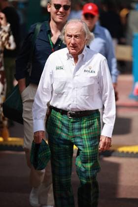 Formula 1 Grand Prix Monaco 2024 26 05 2024, Circuit de Monaco, Monte Carlo, Formula 1 Grand Prix Monaco 2024 ,in the picture Sir John Young Jackie Stewart nordphotoxGmbHx xBratic nph00250