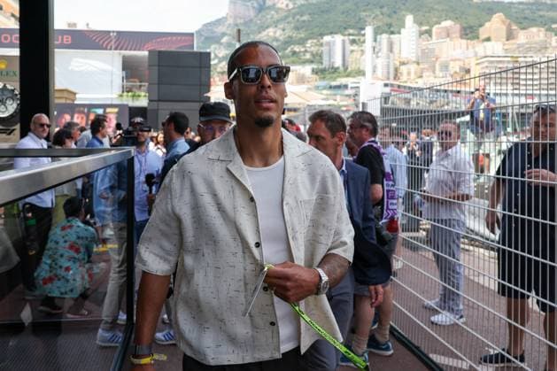 Footballer Virgil van Dijk Liverpool FC, Race, Monaco Grand Prix, Motorsport, Men, Formula 1, 26 05 2024 Monte Carlo Monaco MCO Copyright: xkolbert-press ChristianxKolbertx
