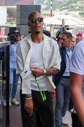 Footballer Virgil van Dijk Liverpool FC, Race, Monaco Grand Prix, Motorsport, Men, Formula 1, 26 05 2024 Monte Carlo Monaco MCO Copyright: xkolbert-press ChristianxKolbertx