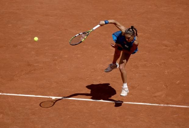 Lucia Bronzetti of Italy in action French Open Tennis, Day 1, Tennis, Roland Garros, Paris, France - 26 May 2024  Copyright: xEllaxLing Shutterstockx 14496648l