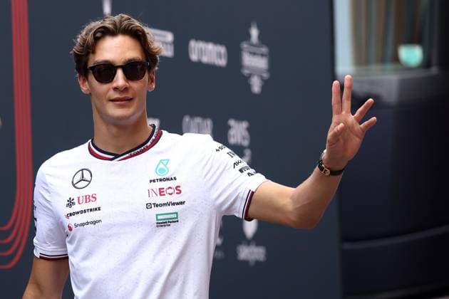 F1 Gran Prix of Monaco George Russell of Mercedes AMG Petronas F1 Team looks on during the F1 Grand Prix of Monaco at Circuit de Monaco on May 26, 2024 in Monte-Carlo, Monaco. Monaco Monte-Carlo Monaco Copyright: xMarcoxCanonierox