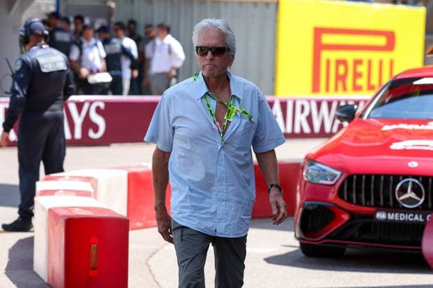 Actor Michael Douglas, Race, Monaco Grand Prix, Motorsport, Men, Formula 1, 26 05 2024 Monte Carlo Monaco MCO Copyright: xkolbert-press ChristianxKolbertx