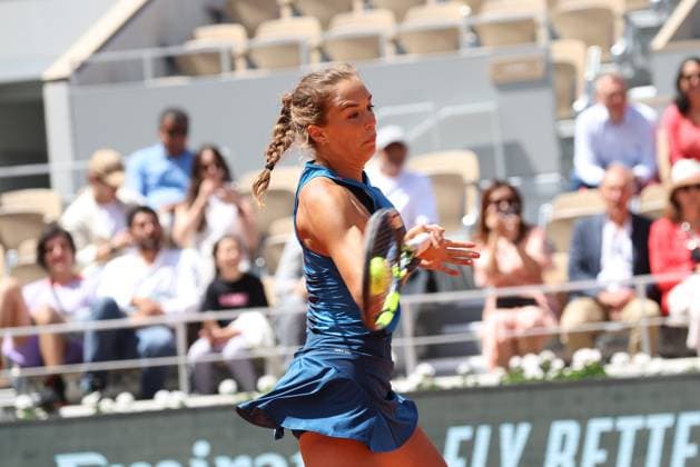 ROLAND GARROS 2024 Thierry Larret Maxppp. Tennis. Roland Garros 2024. Internationaux de France de tennis. Stade Roland Garros, Paris (75). Le 26 Mai 2024. Court Philippe Chatrier : Lucia BRONZETTI (ITA) vs Naomi OSAKA (JPN) PARIS (75) STADE ROLAND GARROS PARIS ILE DE FRANCE FRANCE  Copyright: xThierryxLarret MAXPPPxThierryxLarretx TL_20240526_0169 0481343848st