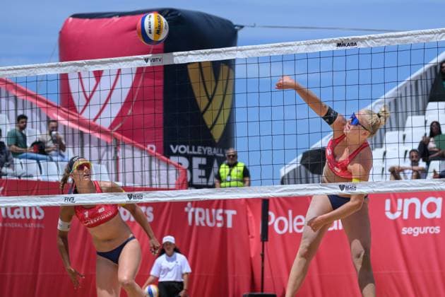 Beach Pro Tour Elite 16 Espinho, Portugal, 26 05 2024 Raisa Schoon NED Beach Pro Tour Elite 16 Espinho, Espinho on 26 05 2024 Copyright: xBEAUTIFULxSPORTS PeterxWeberx