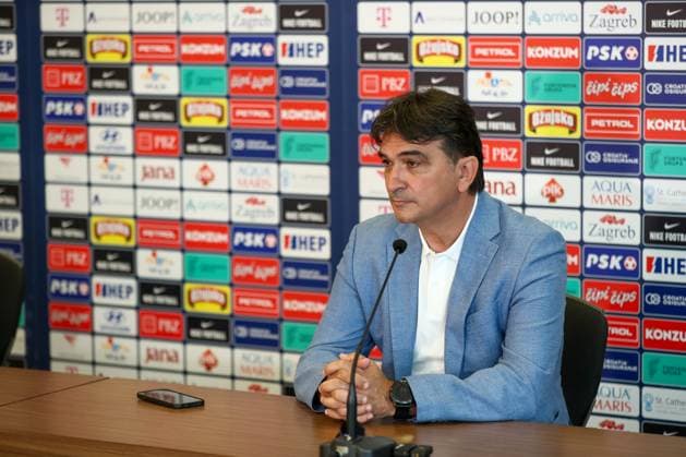 Euro 2024, Nationalteam Kroatien, Pressekonferenz mit Zlatko Dalic Croatia Football national team, Nationalteam - press conference, PK, Pressekonferenz Zlatko Dalic, head coach of Croatia Footbal Nation Team, speaks during a Croatia Press Conference at DoubleTree by Hilton Hotel Zagreb in Zagreb, Croatia on May 26, 2024. MatijaxHabljak PIXSELL