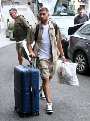 Euro 2024, Nationalteam Kroatien, Ankunft in Zagreb Croatia Football national team, Nationalteam Croatia s player Luka Ivanusec arrive in Hotel Sheration in Zagreb, Croatia, on May 26, 2024. ahead of the UEFA EURO, EM, Europameisterschaft,Fussball 2024. MarkoxLukunic PIXSELL