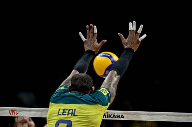 Volleyball, Nations League, Brasilien - Italien Liga das Nações Brasil X Itália RIO DE JANEIRO, RJ - 26.05.2024: LIGA DAS NAÇÕES BRASIL X ITÁLIA - Loyal during Brazil (Photo: Pedro Teixeira Fotoarena) x2544496x  PedroxTeixeira
