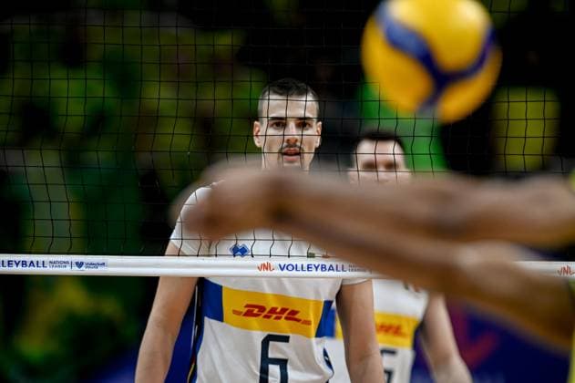 Volleyball, Nations League, Brasilien - Italien Liga das Nações Brasil X Itália RIO DE JANEIRO, RJ - 26.05.2024: LIGA DAS NAÇÕES BRASIL X ITÁLIA - Giannelli during Brazil (Photo: Pedro Teixeira Fotoarena) x2544513x  PedroxTeixeira