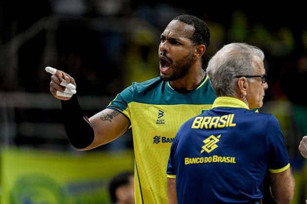 Volleyball, Nations League, Brasilien - Italien Liga das Nações Brasil X Itália RIO DE JANEIRO, RJ - 26.05.2024: LIGA DAS NAÇÕES BRASIL X ITÁLIA - Loyal during Brazil (Photo: Pedro Teixeira Fotoarena) x2544518x  PedroxTeixeira