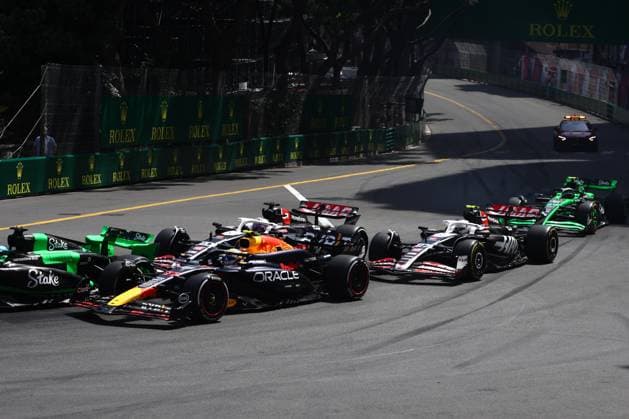 F1 Grand Prix Of Monaco 2024 Sergio Perez of Red Bull Racing and Kevin Magnussen and Nico Hulkenberg of Haas during the Formula 1 Grand Prix of Monaco at Circuit de Monaco in Monaco on May 26, 2023. Monaco Monaco  Copyright: xJakubxPorzyckix originalFilename:porzycki-f1grandp240526_npUCh.jpg
