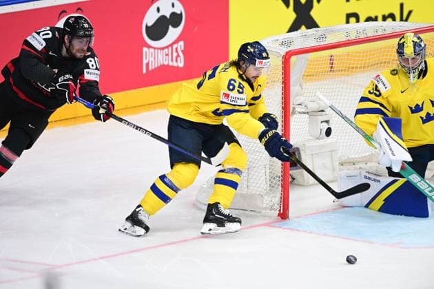 KARLSSON Erik during the 2024 Ice hockey, Eishockey World Championship, WM, Weltmeisterschaft bronze medal match, Sweden - Canada, 26. mai 2024 Prague Czech republic Copyright: xx FAJ_7880