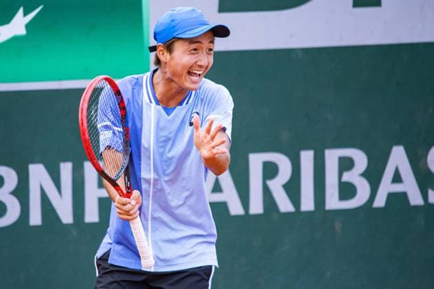 Shintaro Mochizuki (JPN) TENNIS : Roland Garros 2024 - Paris - 26 05 2024 BaptisteAutissier Panoramic 
