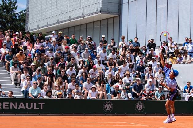 Shintaro Mochizuki (JPN) TENNIS : Roland Garros 2024 - Paris - 26 05 2024 BaptisteAutissier Panoramic 