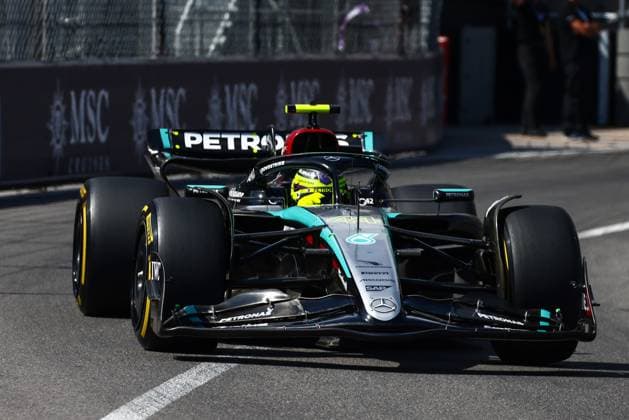 May 26, 2024, Monte Carlo, Monaco: Lewis Hamilton of Mercedes driving on the track during the F1 Grand Prix of Monaco at Circuit de Monaco on May 26, 2024 in Monte-Carlo, Monaco. Monte Carlo Monaco - ZUMAz156 0481381033st Copyright: xBeataxZawrzelx